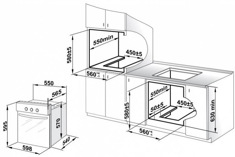 Духовой шкаф Gefest 621-01 К52 Духовой шкаф Gefest 621-01 К52