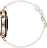 Умные часы Huawei Watch GT 6 41 мм (золотистый, с белым кожаным ремешком, международная версия)