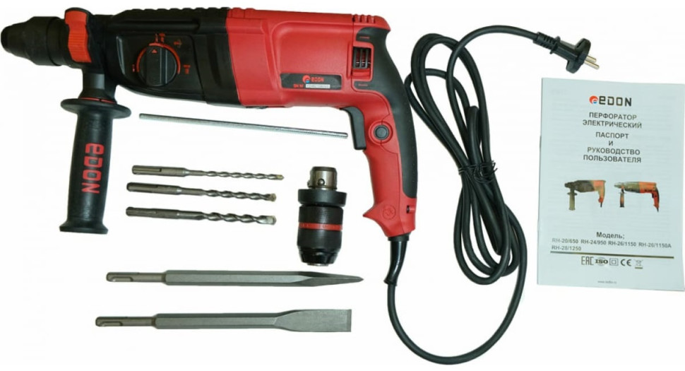 Перфоратор Edon RH-26/1150A Перфоратор Edon RH-26/1150A