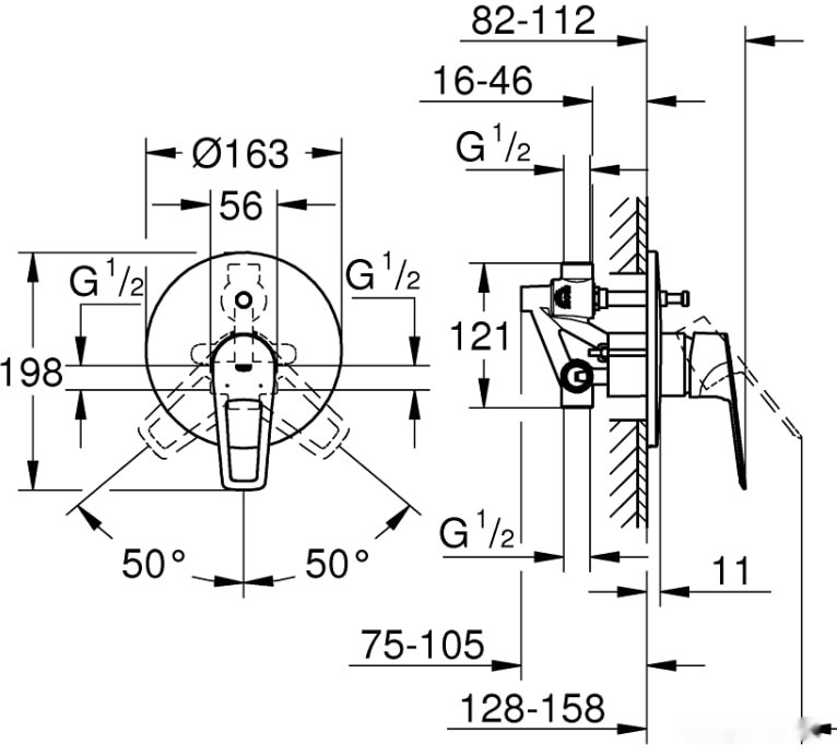 Смеситель Grohe Bauloop 29081001 Смеситель Grohe Bauloop 29081001
