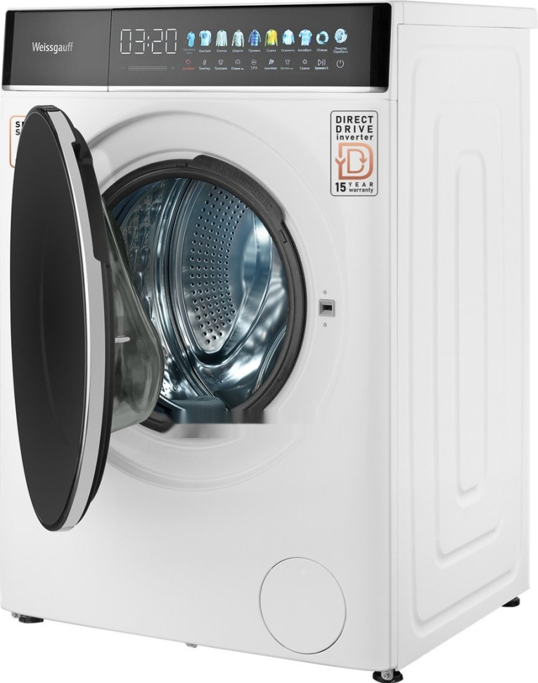 Стиральная машина Weissgauff WMD 58411 Direct Drive Inverter Premium Steam Стиральная машина Weissgauff WMD 58411 Direct Drive Inverter Premium Steam