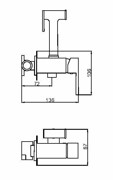 Смеситель Maxonor Pure Life PL1187-6 Смеситель Maxonor Pure Life PL1187-6