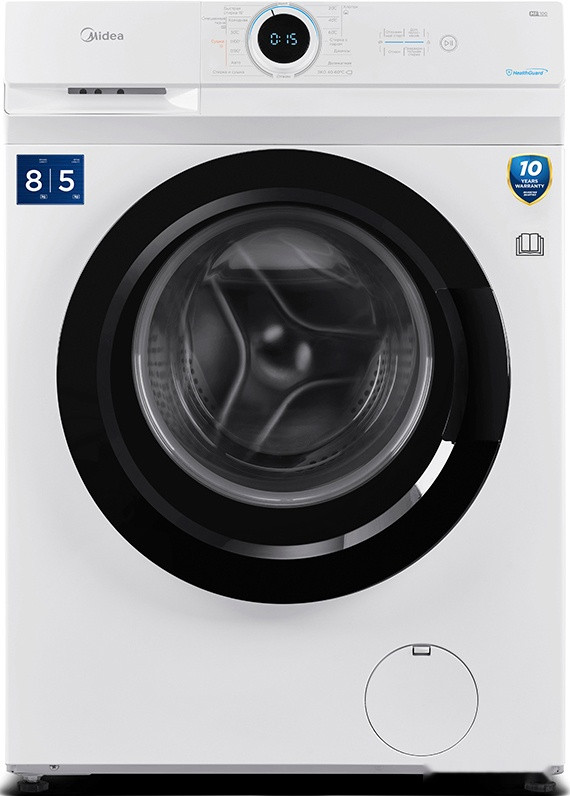 Стиральная машина Midea Lunar MF100D80BS/W-RU