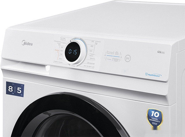 Стиральная машина Midea Lunar MF100D80BS/W-RU Стиральная машина Midea Lunar MF100D80BS/W-RU