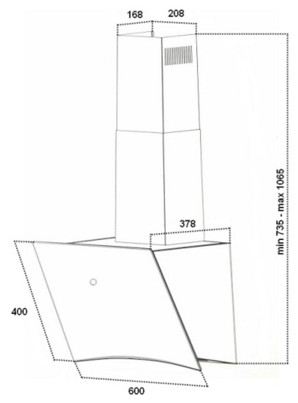 Вытяжка Germes Bristol 60 WH