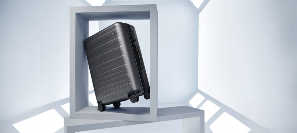 Чемодан-спиннер Ninetygo Rhine PRO Luggage 20" (серый)