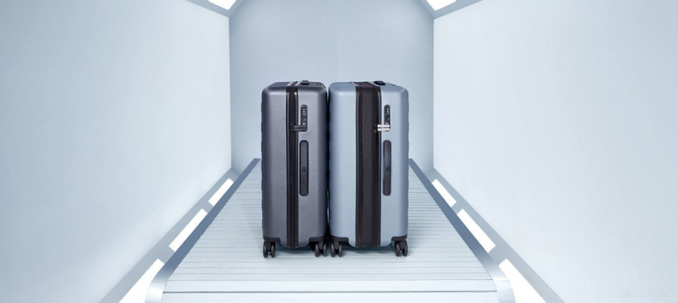 Чемодан-спиннер Ninetygo Rhine PRO Luggage 20" (серый)