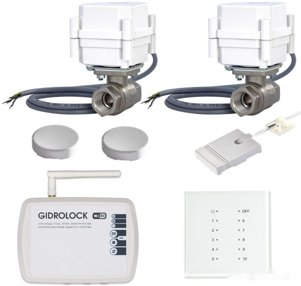 Набор защиты от протечек Gidrolock Radio + Wi-Fi 3/4"