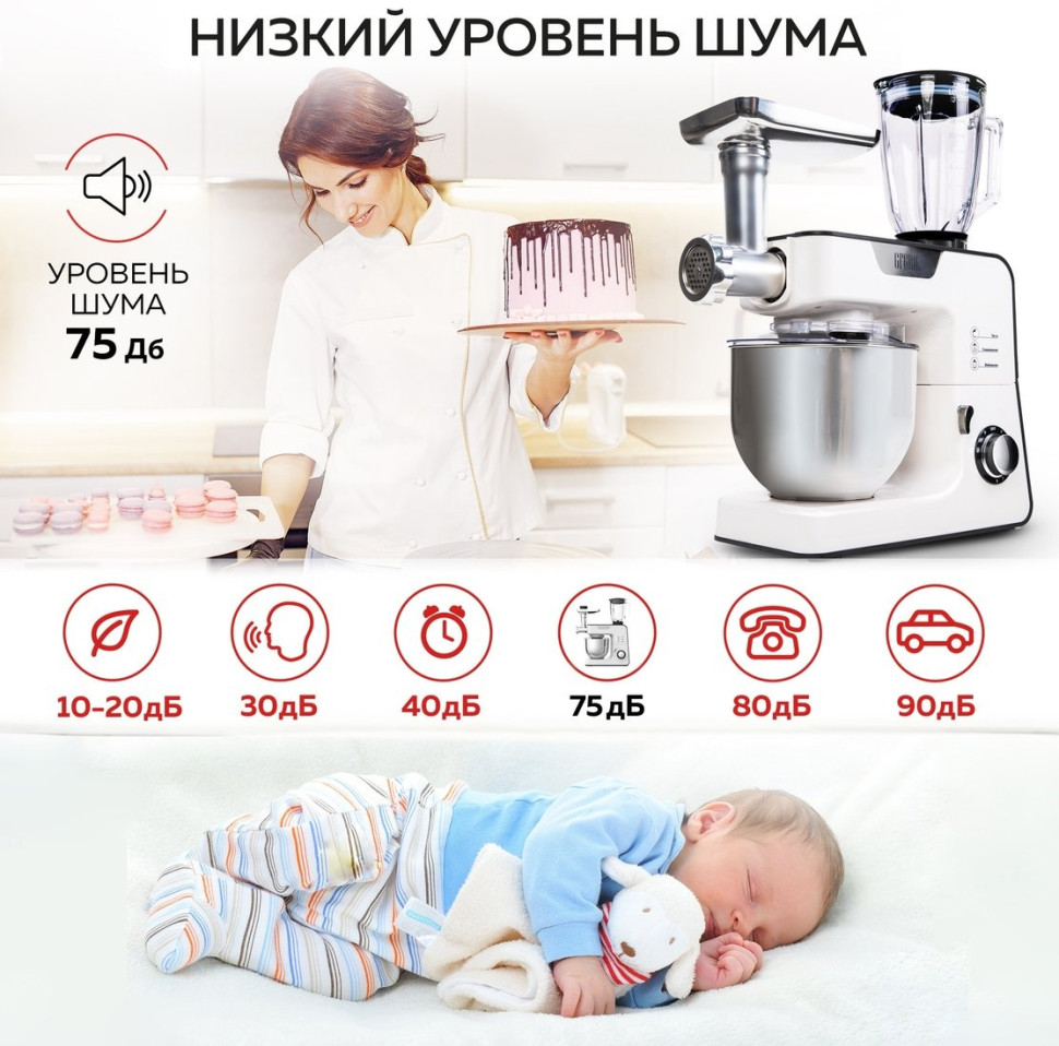 Кухонный комбайн GFgril GF-KP50 Кухонный комбайн GFgril GF-KP50