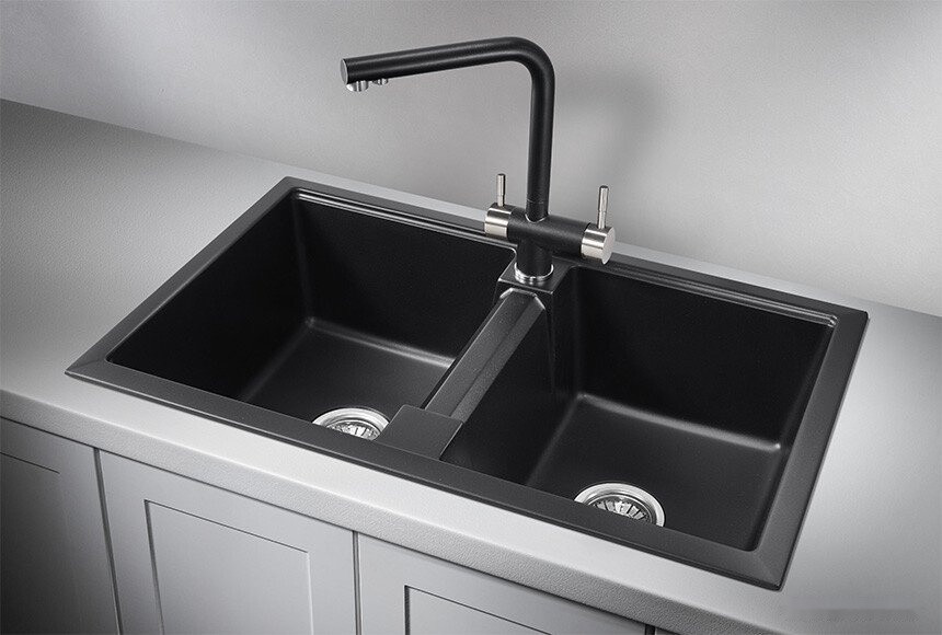 Кухонная мойка Granula GR-8101 (шварц) Кухонная мойка Granula GR-8101 (шварц)
