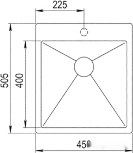 Кухонная мойка Zorg ZRN 5045 Titanium Кухонная мойка Zorg ZRN 5045 Titanium