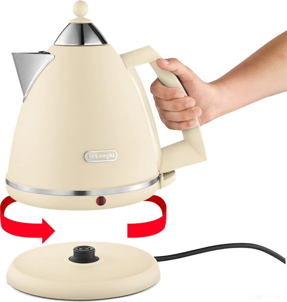 Электрический чайник Delonghi Argento Flora KBX2016.BG