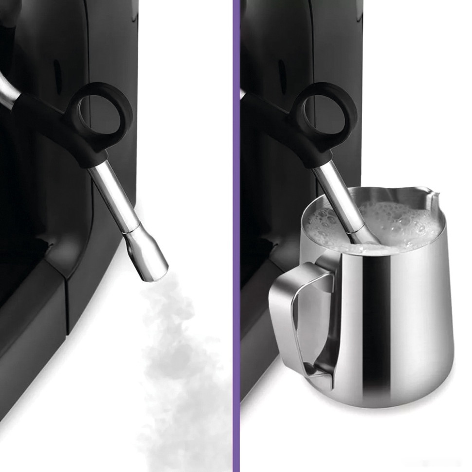 Рожковая помповая кофеварка Kitfort KT-7108 Рожковая помповая кофеварка Kitfort KT-7108