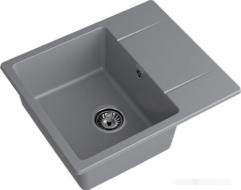 Кухонная мойка GranFest QUARZ GF-UR-258L (темно-серый) Кухонная мойка GranFest QUARZ GF-UR-258L (темно-серый)