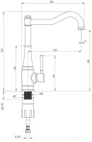 Смеситель Deante Tamizo BQT Z63M
