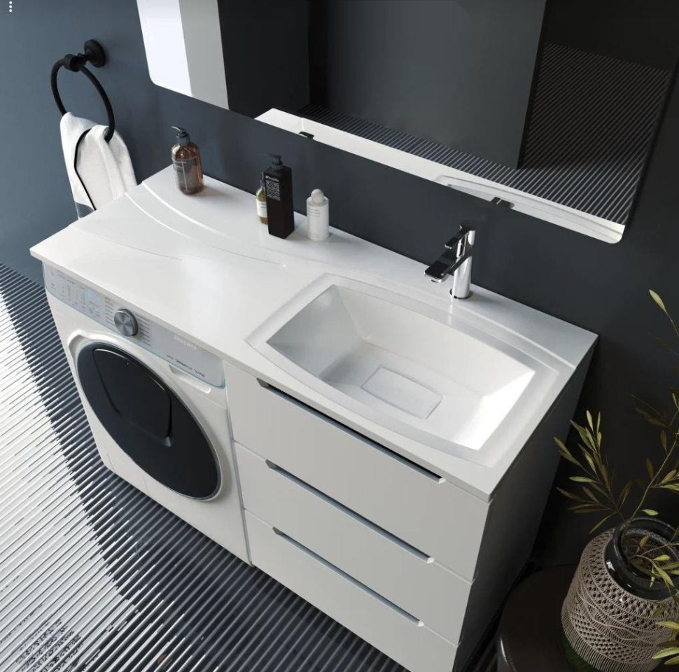 Умывальник Versalia Elegant 120 R (с комплетом кронштейнов) Умывальник Versalia Elegant 120 R (с комплетом кронштейнов)