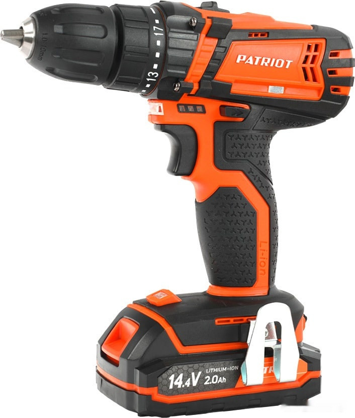 Дрель-шуруповерт Patriot BR 141ES 180201141 (с 1-ми АКБ, кейс)