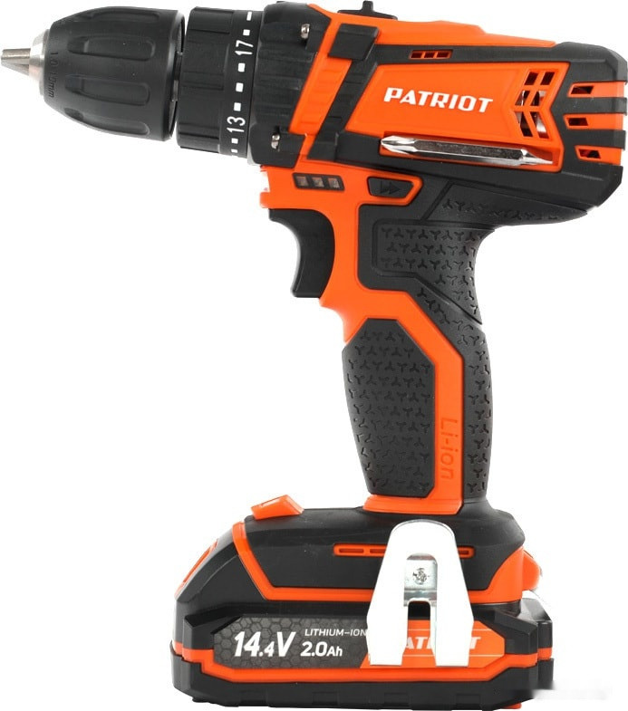 Дрель-шуруповерт Patriot BR 141ES 180201141 (с 1-ми АКБ, кейс) Дрель-шуруповерт Patriot BR 141ES 180201141 (с 1-ми АКБ, кейс)