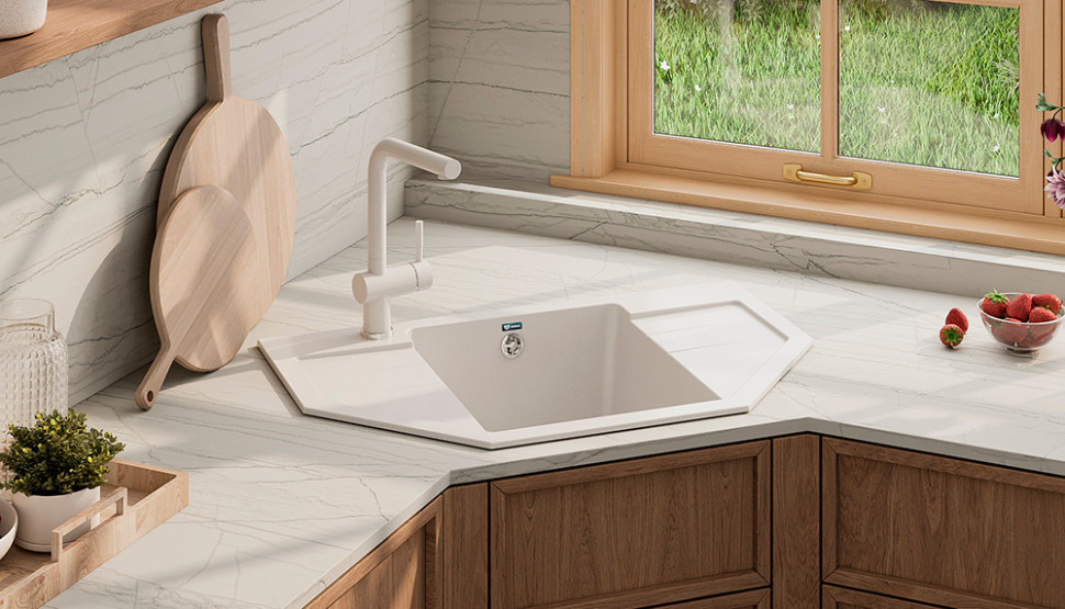 Кухонная мойка Ulgran U-609 (328 бежевый) Кухонная мойка Ulgran U-609 (328 бежевый)