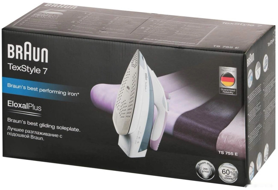 Утюг Braun TexStyle 7 TS 755 E Утюг Braun TexStyle 7 TS 755 E