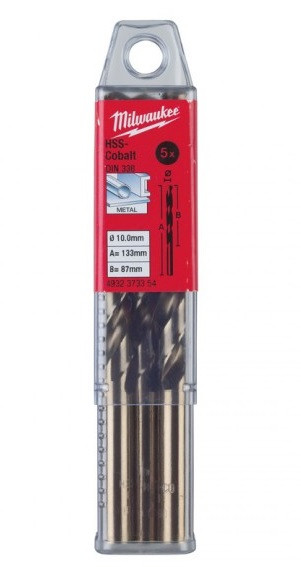 Набор сверл Milwaukee HSS-Co DIN338 13.0 Набор сверл Milwaukee HSS-Co DIN338 13.0