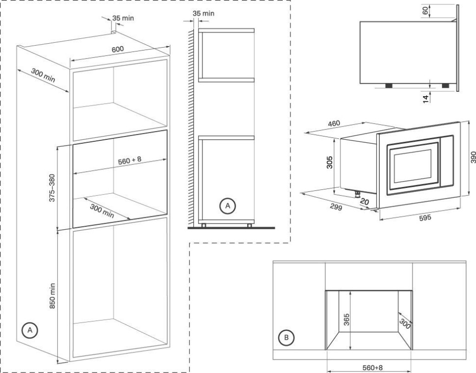 Микроволновая печь Krona Wirbel 60 BL Микроволновая печь Krona Wirbel 60 BL