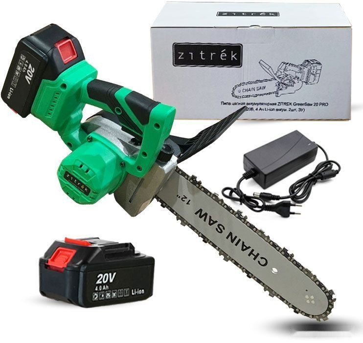 Аккумуляторная пила Zitrek GreenSaw 20 Pro 082-1852 (с 2-мя АКБ)