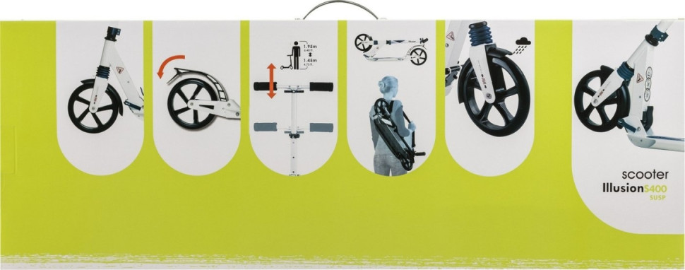 Самокат Ricos Illusion S400H (фиолетовый) Самокат Ricos Illusion S400H (фиолетовый)