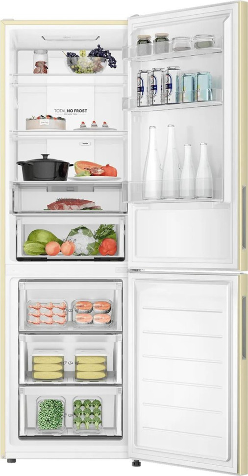 Холодильник с морозильником HAIER CEF536CCG