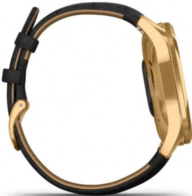 Гибридные умные часы Garmin Vivomove Luxe (золотистый/черный)