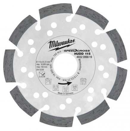 Диск отрезной Milwaukee HUDD 125