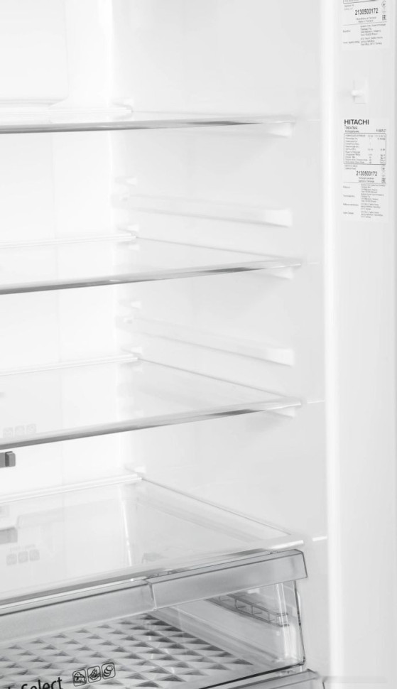 Четырёхдверный холодильник Hitachi R-W660PUC7GGR Четырёхдверный холодильник Hitachi R-W660PUC7GGR