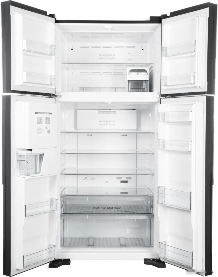 Четырёхдверный холодильник Hitachi R-W660PUC7GGR Четырёхдверный холодильник Hitachi R-W660PUC7GGR