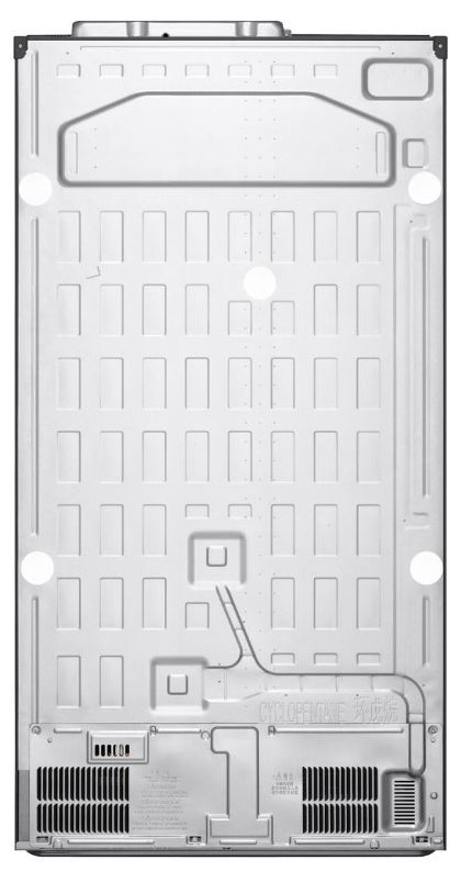 Холодильник с морозильником LG GC-B257KBHW