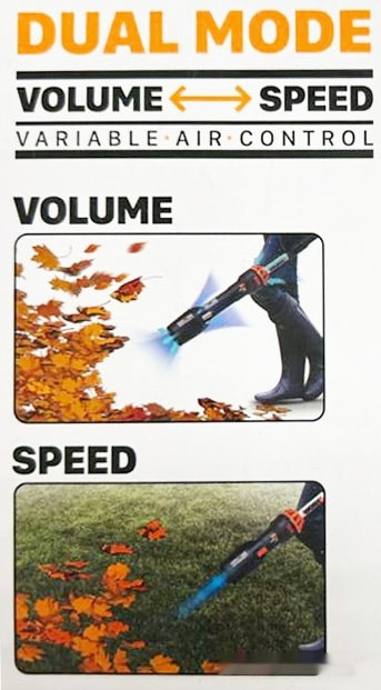 Ручная воздуходувка Worx WG543E.9 (без АКБ) Ручная воздуходувка Worx WG543E.9 (без АКБ)