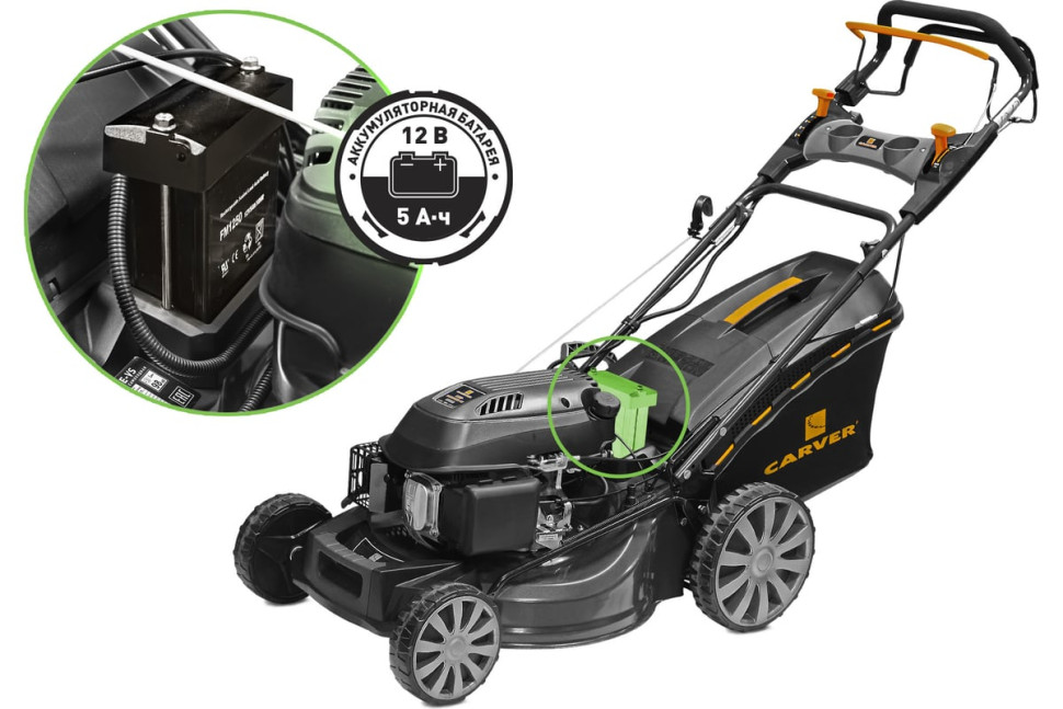 Газонокосилка CARVER LMG-3653DMSE-VS