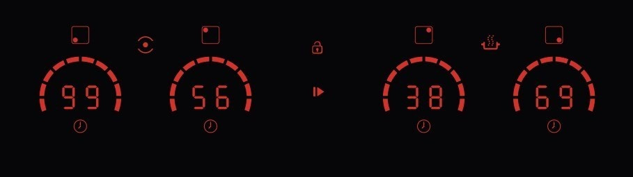 Варочная панель Backer BIH604-2T-Q3 Black Варочная панель Backer BIH604-2T-Q3 Black