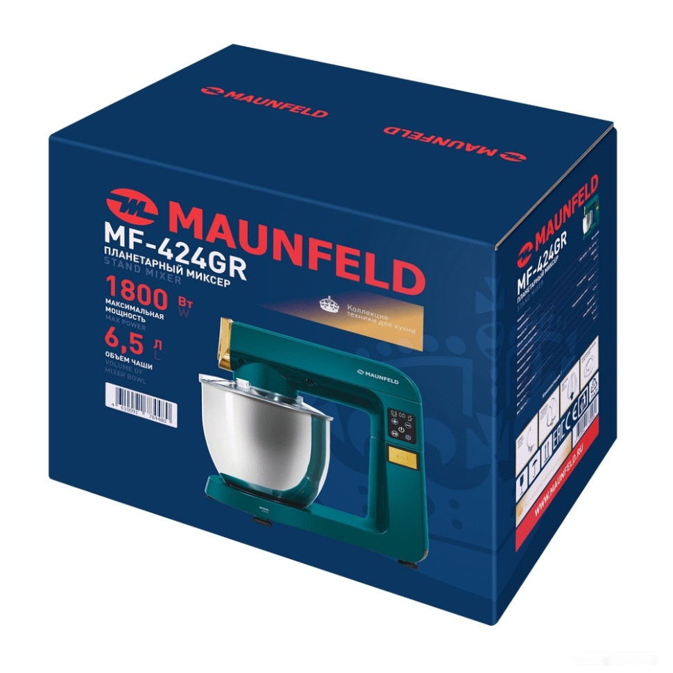 Кухонный комбайн Maunfeld MF-424GR Кухонный комбайн Maunfeld MF-424GR