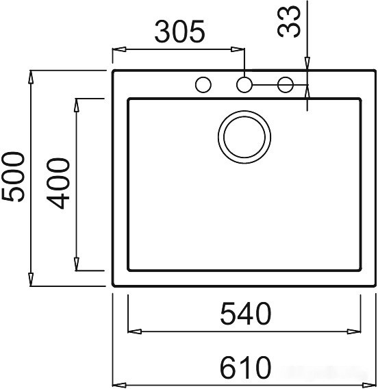 Кухонная мойка Elleci Quadra 110 G68 Bianco Кухонная мойка Elleci Quadra 110 G68 Bianco