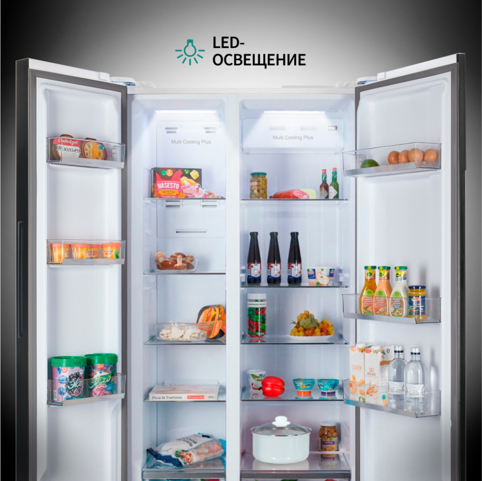 Холодильник side by side NORD RFS 525DX NFGW Холодильник side by side NORD RFS 525DX NFGW