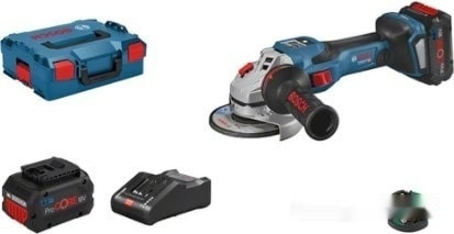 Угловая шлифмашина Bosch GWS 18V-15 SC Professional 06019H6101 (с 2-мя АКБ, кейс) Угловая шлифмашина Bosch GWS 18V-15 SC Professional 06019H6101 (с 2-мя АКБ, кейс)