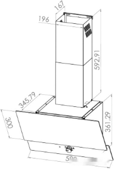 Вытяжка Schtoff Valencia 60 (серый) Вытяжка Schtoff Valencia 60 (серый)