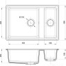 Кухонная мойка GranFest GF-LV-760K (графит) Кухонная мойка GranFest GF-LV-760K (графит)