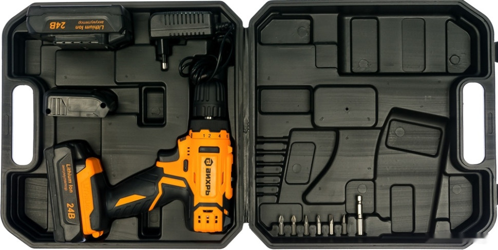 Дрель-шуруповерт Вихрь ДА-24Л-2К Дрель-шуруповерт Вихрь ДА-24Л-2К