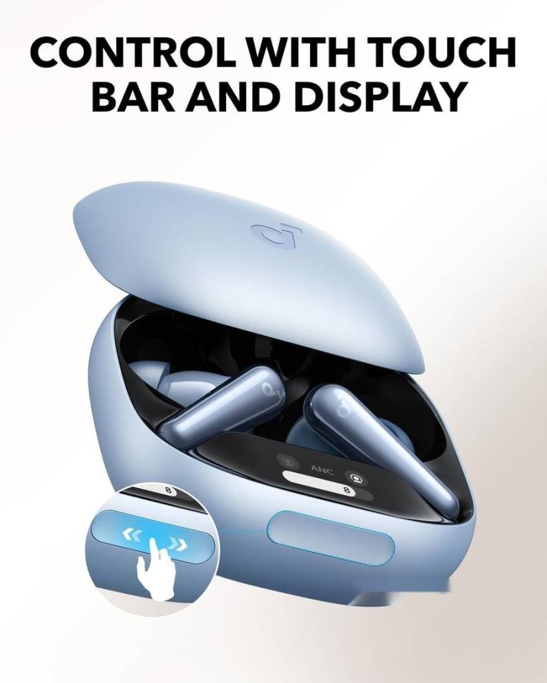 Наушники Anker Soundcore Liberty 4 Pro (голубой матовый)