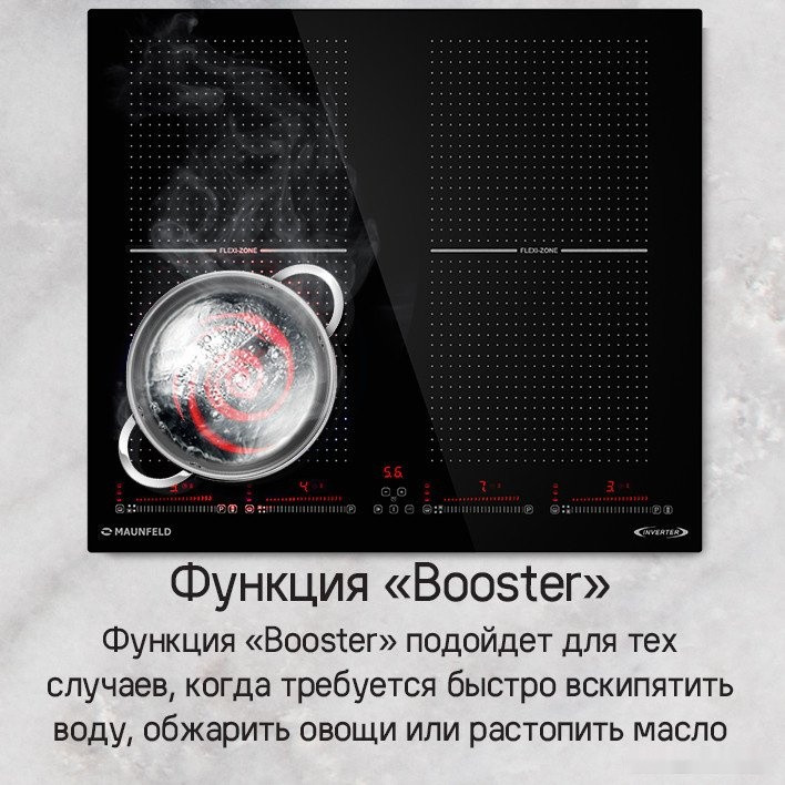 Варочная панель Maunfeld CVI594SF2BK Inverter Варочная панель Maunfeld CVI594SF2BK Inverter