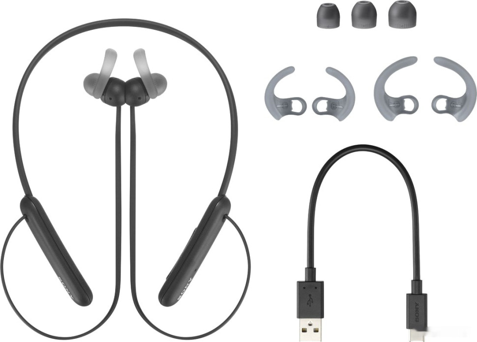 Наушники Sony WI-SP510 (черный)