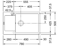 Кухонная мойка Franke Maris MRG 611 D (сахара)