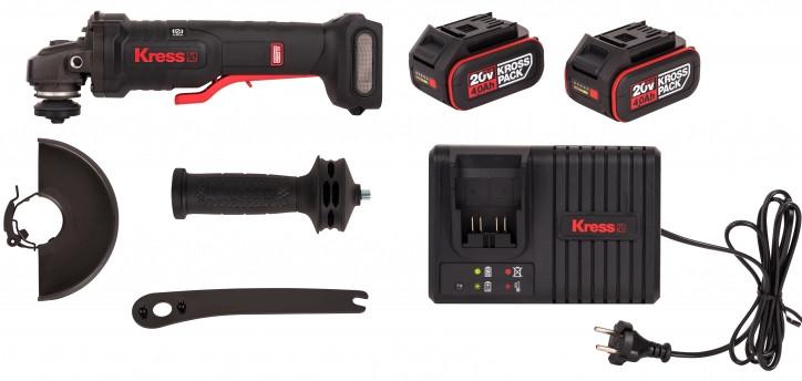 Угловая шлифмашина Kress KUH04 (с 2-мя АКБ, кейс) Угловая шлифмашина Kress KUH04 (с 2-мя АКБ, кейс)