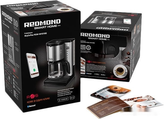 Капельная кофеварка Redmond SkyCoffee RCM-M1519S Капельная кофеварка Redmond SkyCoffee RCM-M1519S